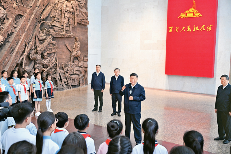 《求是》杂志发表习近平总书记重要文章《弘扬伟大抗战精神，向着中华民族伟大复兴的光辉彼岸奋勇前进》(图5)