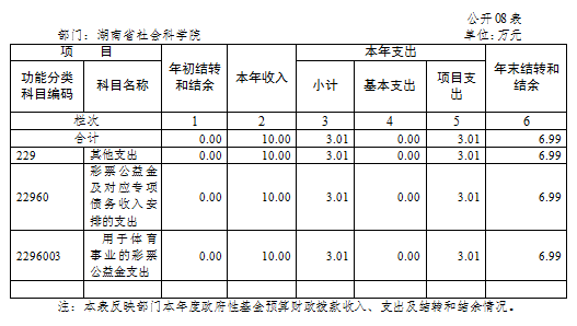 湖南省社会科学院2017年度部门决算(图8)